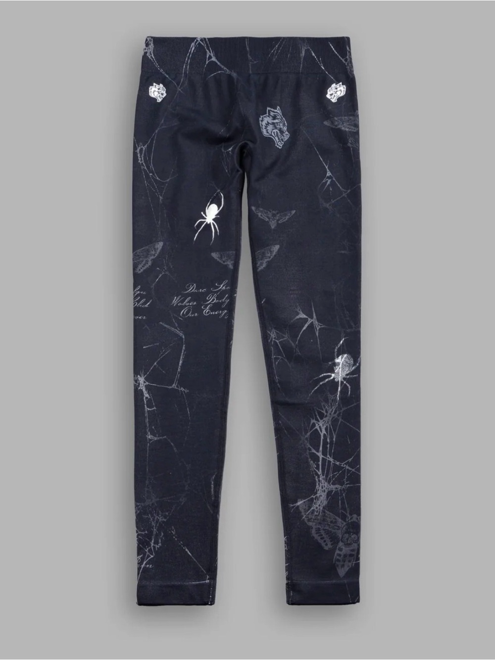 Darc Sport SOLDOUT Black Spider Web Print Leggings